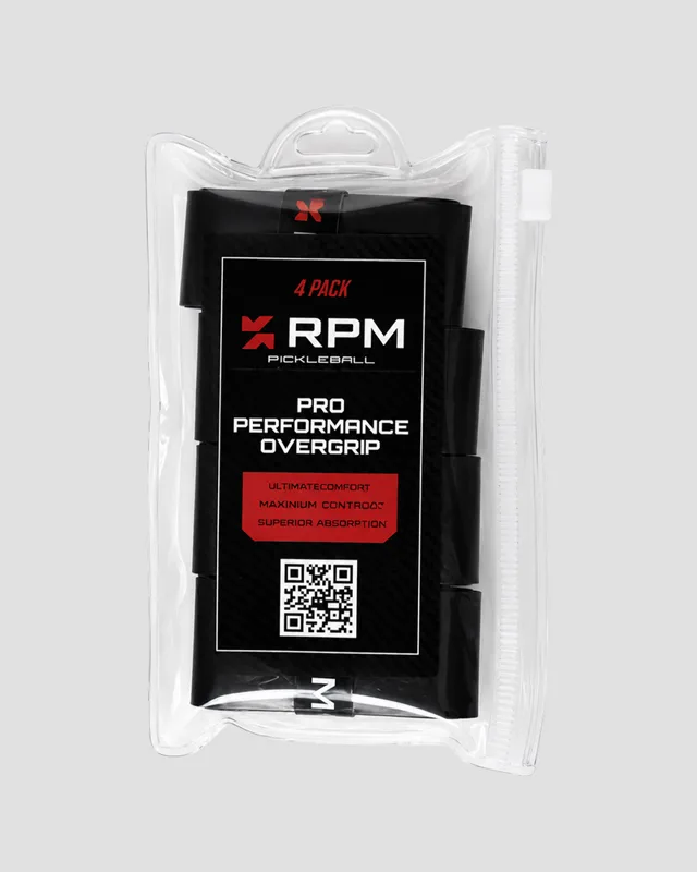 RPM Pro Performance Overgrip 4入裝,白色四入包裝